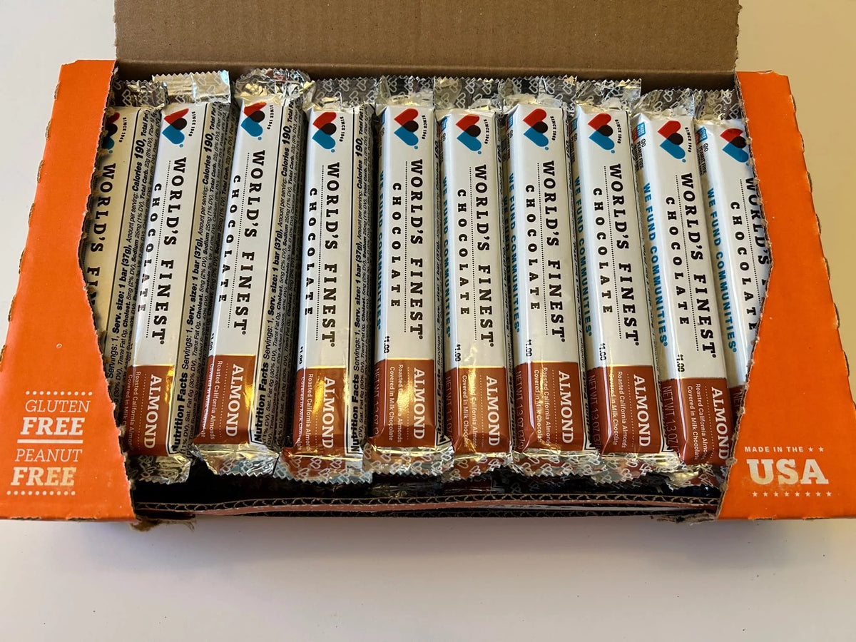 Milk Chocolate with Almonds Bars S1066