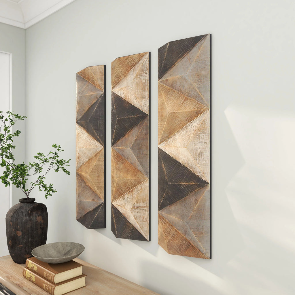 Farmhouse Carved Wood Wall Décor M390148