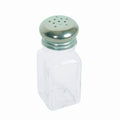2 oz Square Glass Salt/Pepper Shaker O484