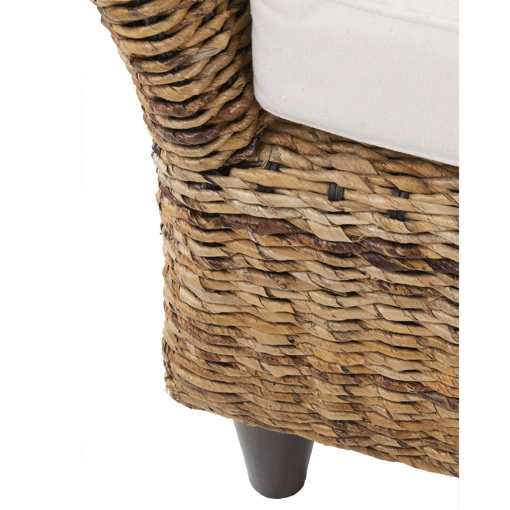 Brown Abaca Bench P1933