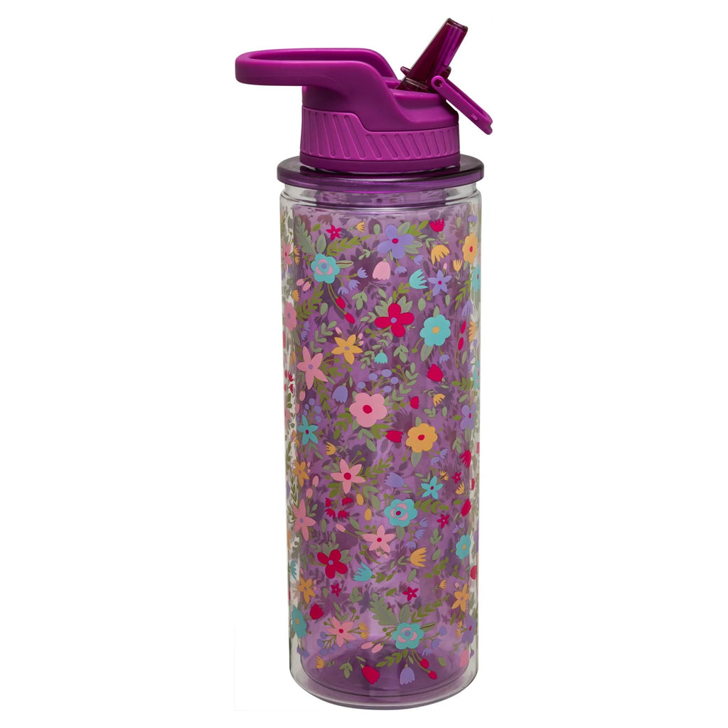 3-Pack 32 oz Double-Wall Insulation Water Bottle with Carry Loop Q994931