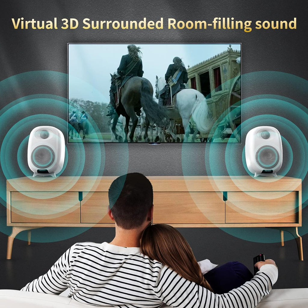 Bookshelf Speakers with Bluetooth 5.0 and Optical Input Y30177