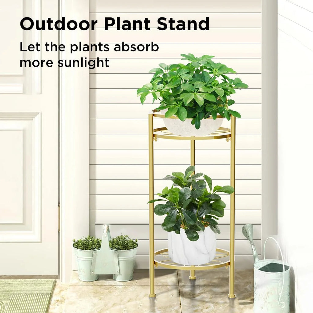 2 Tier Metal Plant Stand F95278