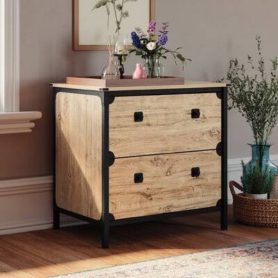 Beige 2-Drawer Lateral Filing Cabinet V59828