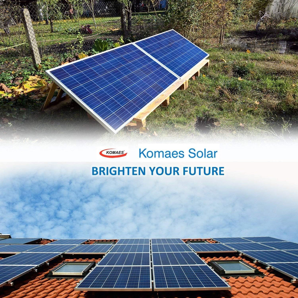 20 Watts 12Volts Polycrystalline Solar Panel with 3Amp Solar Charge Controller and 3ft Crocodile Clip Cables T412721