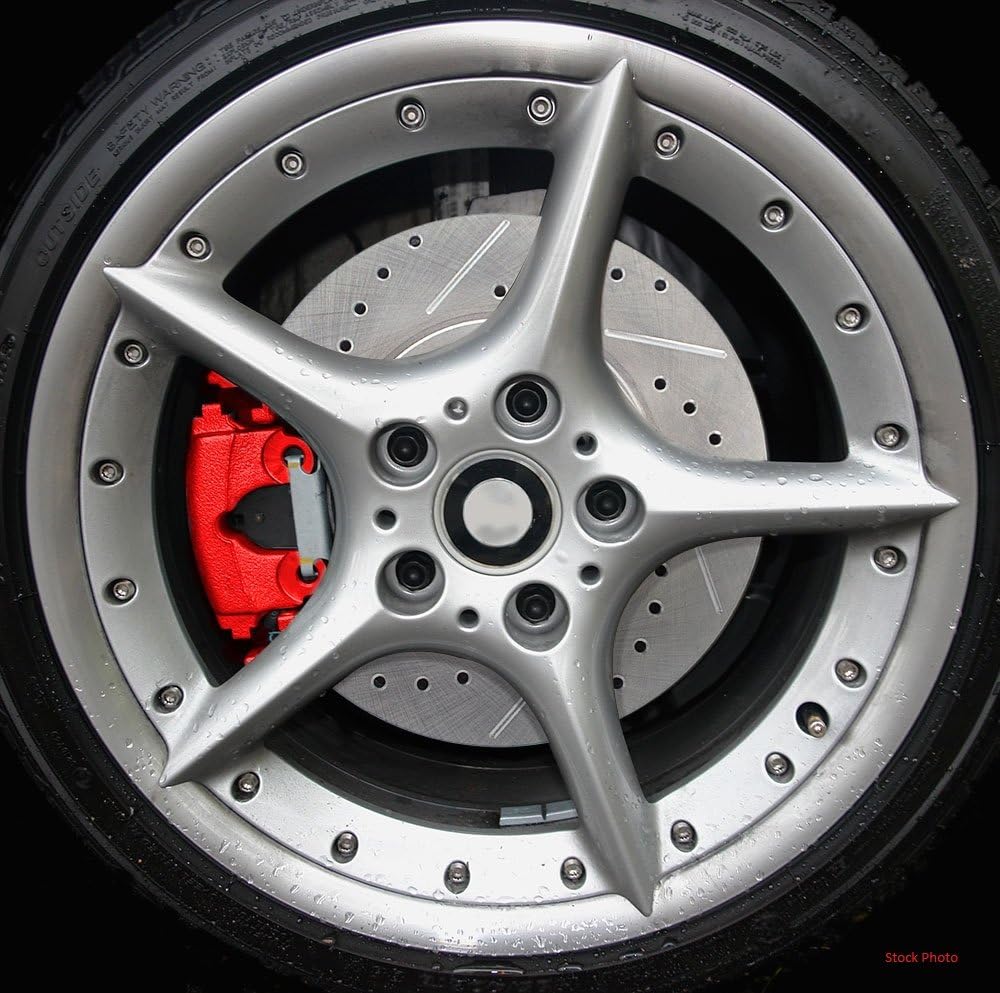 Red Powder Coated Semi-Loaded Caliper Assembly Pair Set O7020