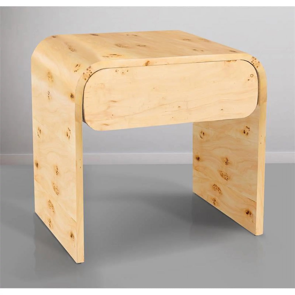Burl Wood Night Stand J6187