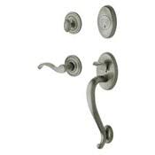 Antique Nickel Dummy Handleset with Lever I695