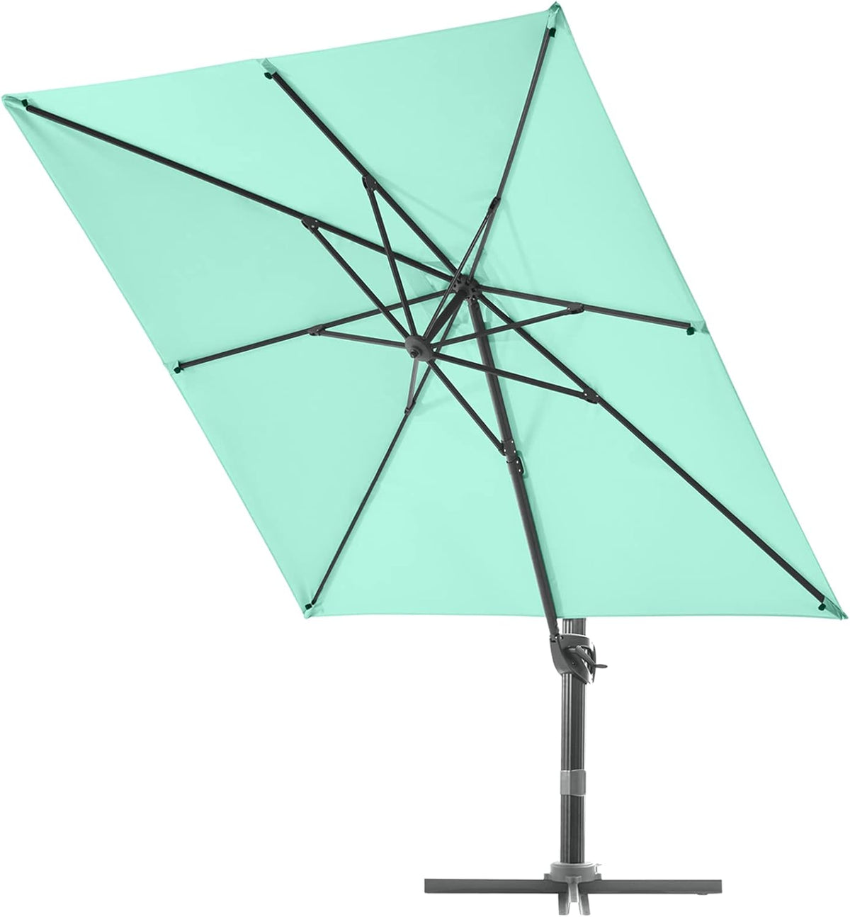 Mint 9x9 ft. Square Aluminum Cantilever Umbrella K804