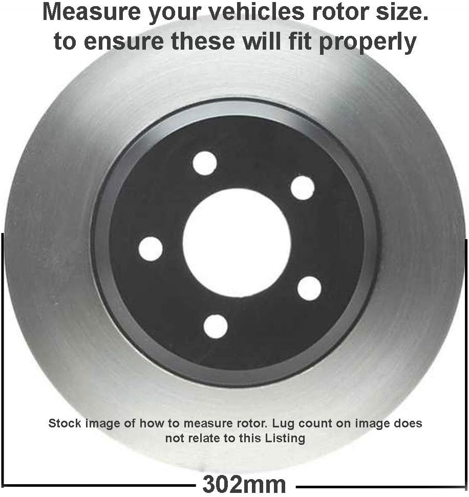 11.88 dia (302mm) FRONT Brake Rotors C9426