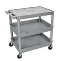 Gray 3 Shelf Tub Cart C52642