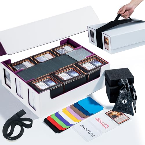 Black Trading Card Storage Case with Magnet Closure O62583