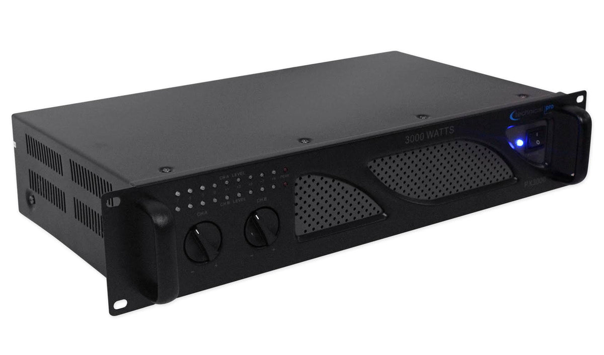 3000W 2-Ch. Power Amplifier with Headphones W417