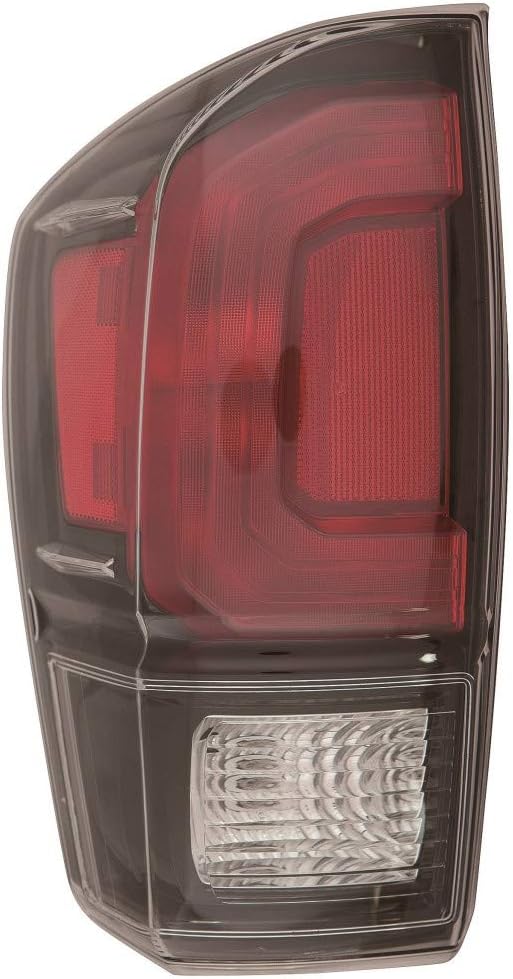 Toyota Tacoma Tail Light Assembly Driver Side with Black Bezel I871