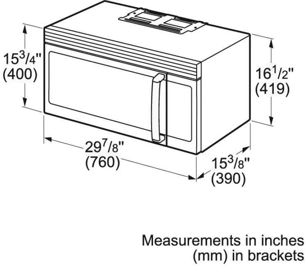 Stainless Steel Over The Range Microwave C740