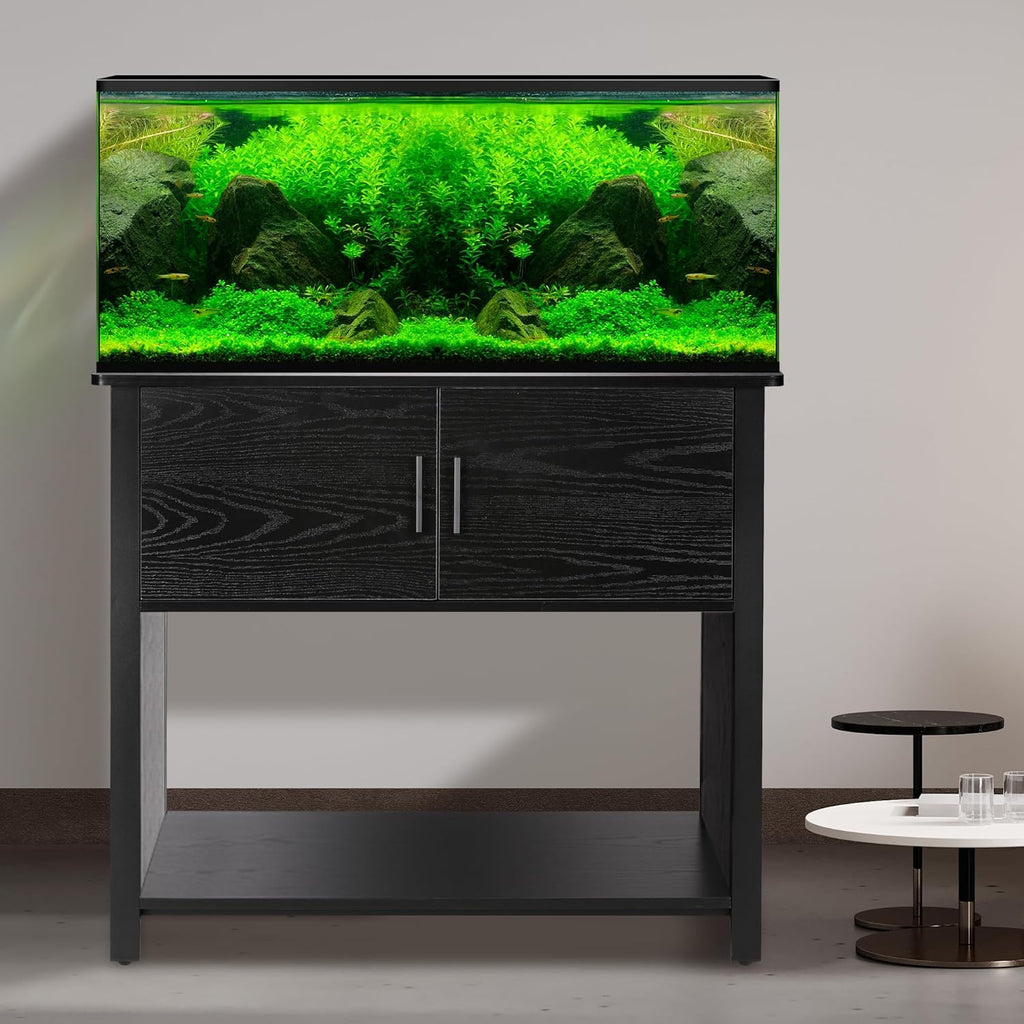 Aquarium Stand, 40-50 Gallon, Metal Frame, 18.9" D x 36.6" W x 32" H H5297