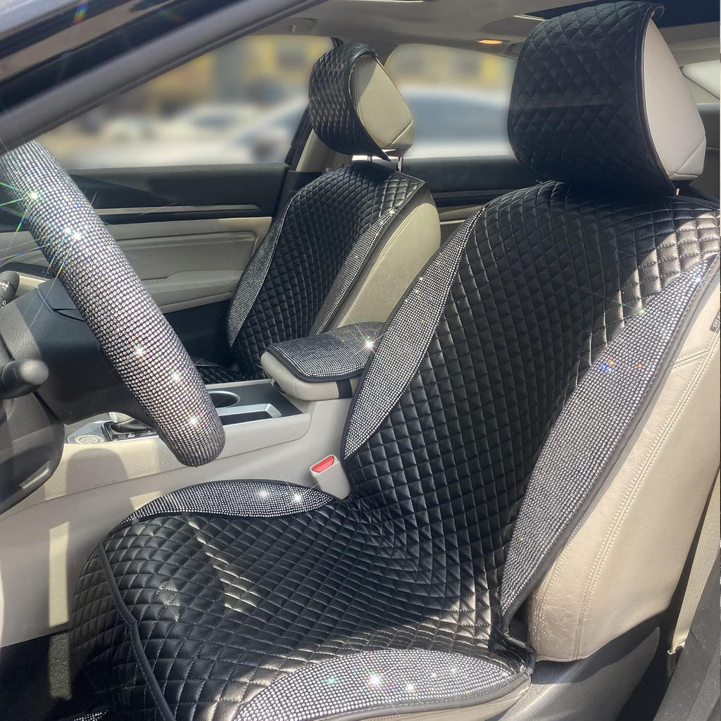 Ice Silk Front Car Seat Covers with Backrest R543