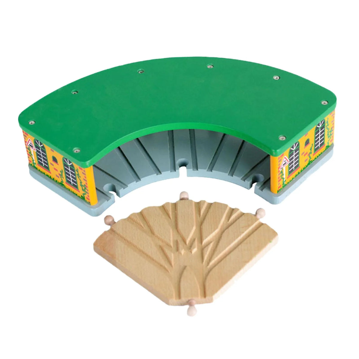 Wooden Train Shed Toy B906