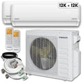 24,000 BTU 2 Zone Ductless Air Conditioner and Heat Pump N7846