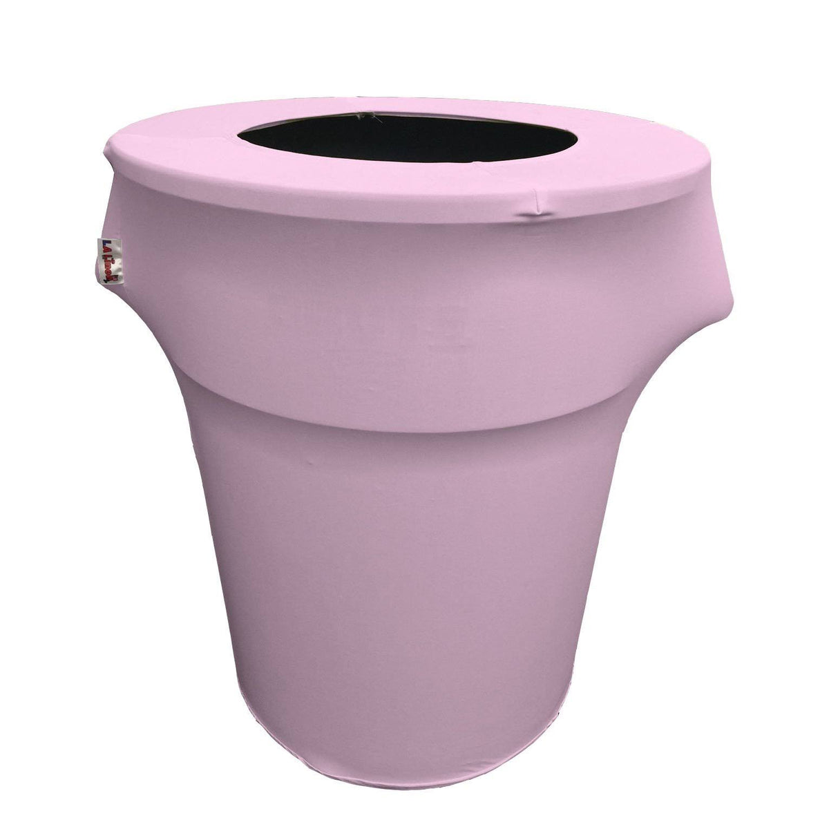 Lilac Stretch Trash Can Cover 44-gallon Round I6720
