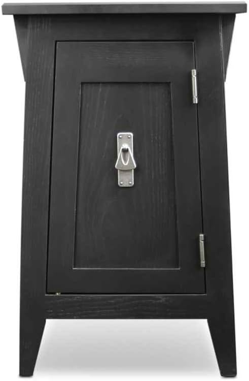 Slate Mission Cabinet End Table A2794