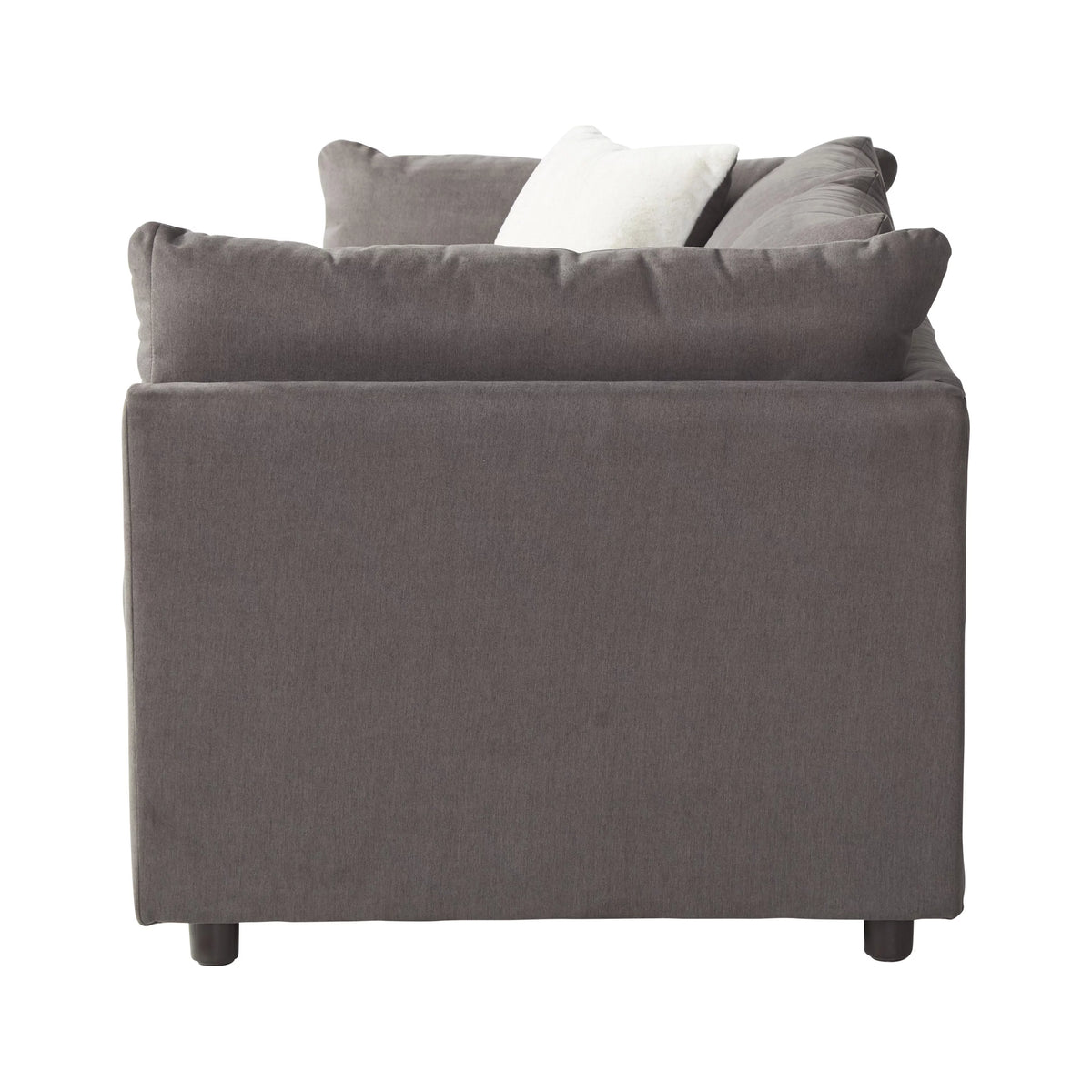 Carbon Gray 3-Piece Sofa and Cuddler Chair Set U673818