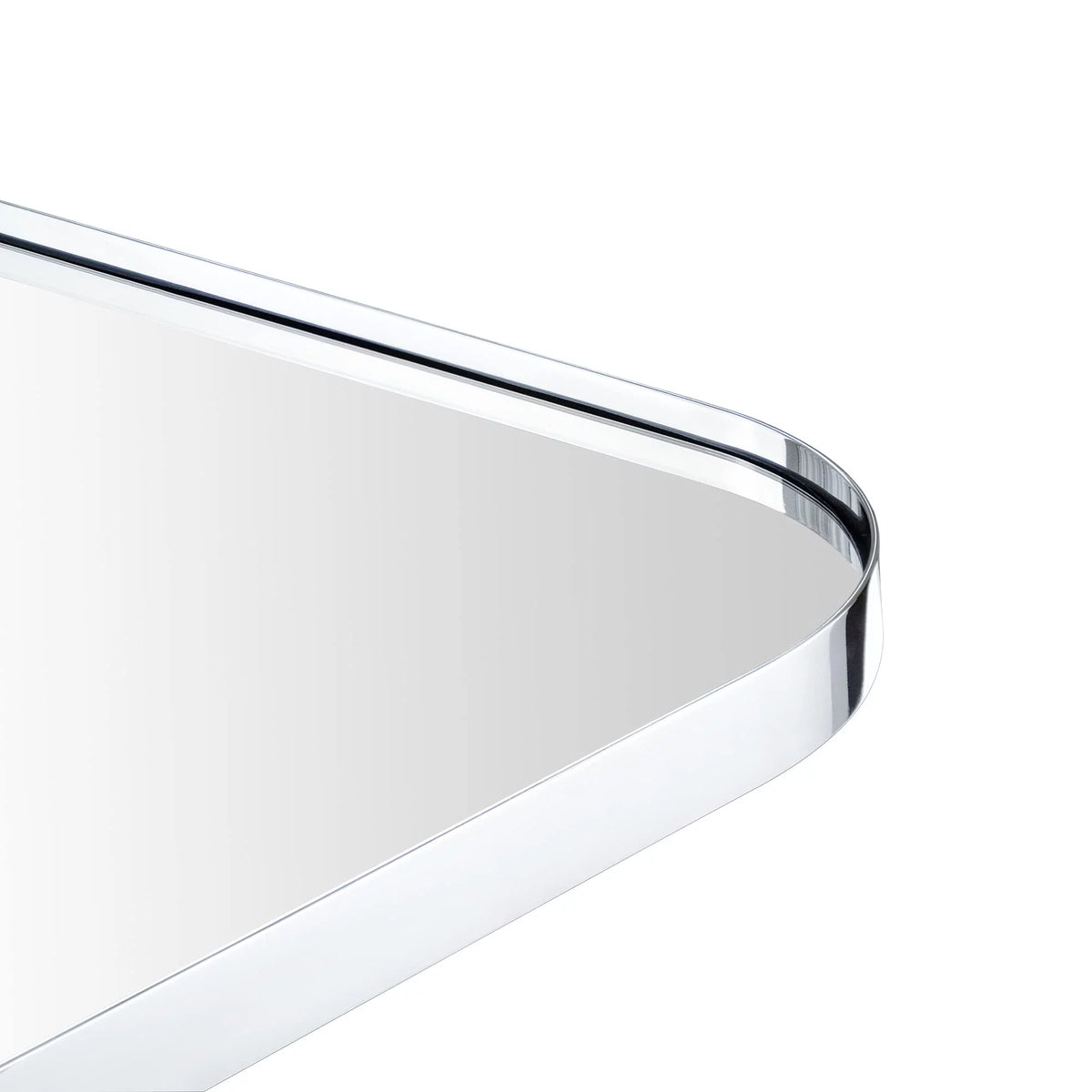 Chrome Arched Recessed Medicine Cabinet with Mirror 16x28.3'' Y617