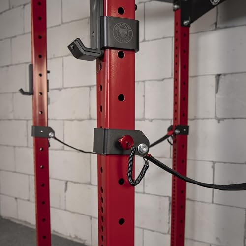1000 Pound Capacity Power Rack Squat Stand with J-Hooks T81752