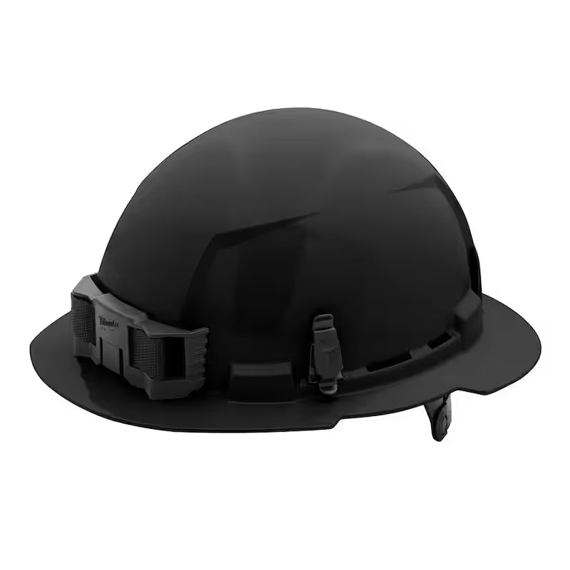 Black Class E Full Brim Non-Vented Hard Hat 5-Pack R4189