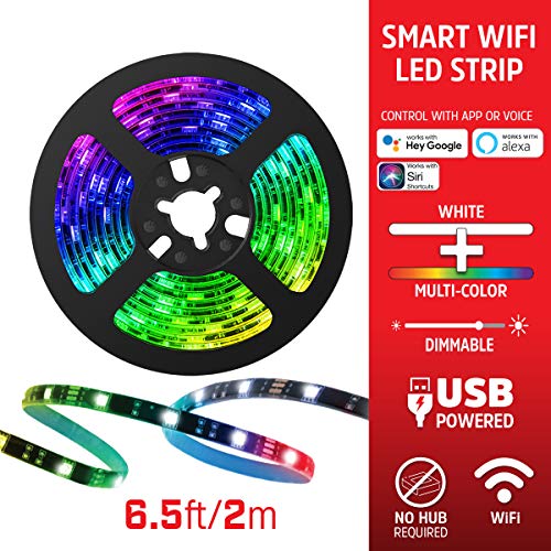 6.5ft Dimmable Multi-Color LED Light Strip W24824