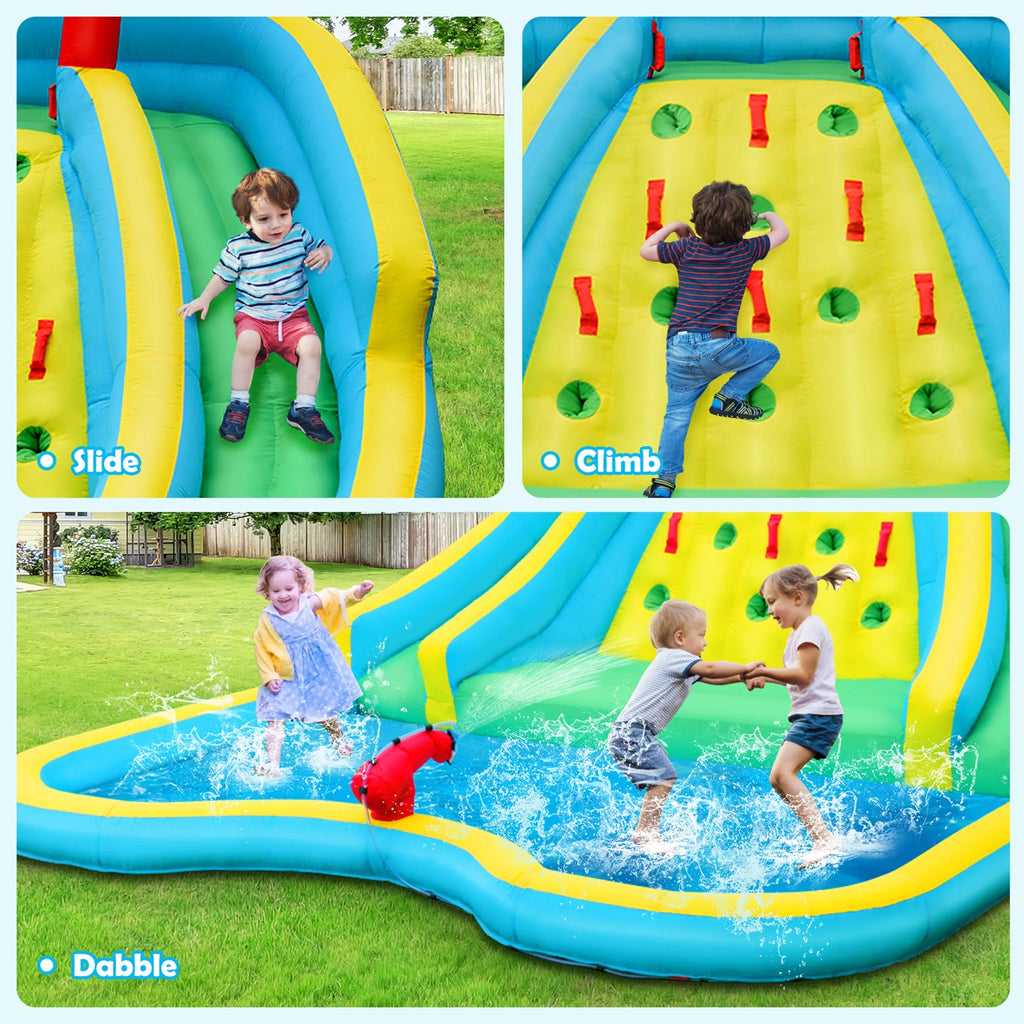 Inflatable Bouncy Splash Pool Climbing Wall O371