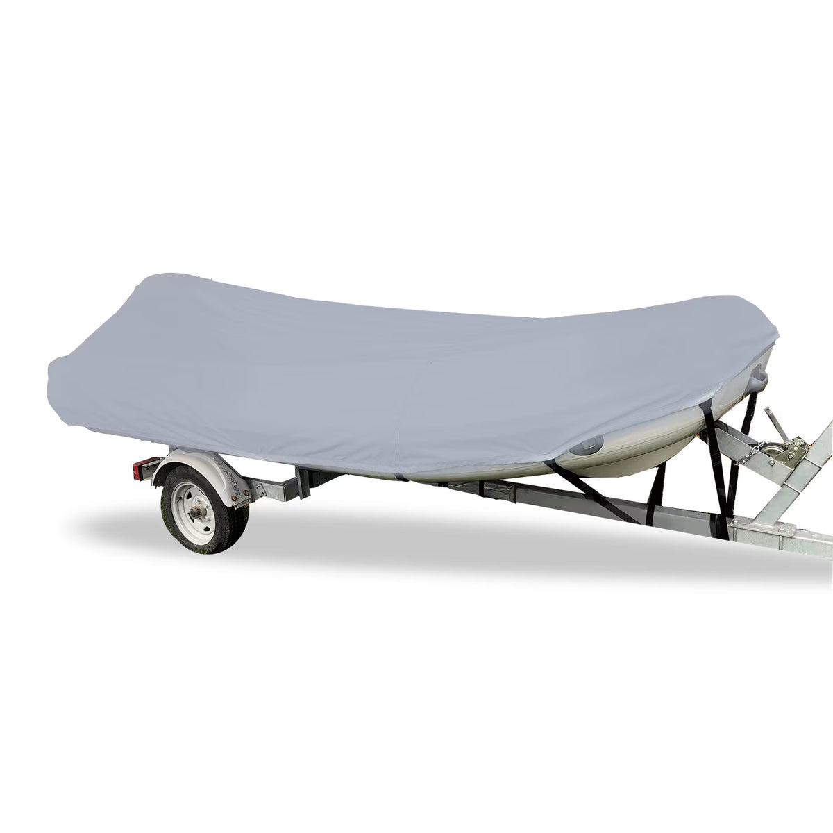 Grey Boat Cover for 12.5 Blunt Nose Inflatable Boats F569876