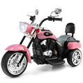 3 Wheel Kids Ride On Motorcycle 6V Battery Powered White Q178856