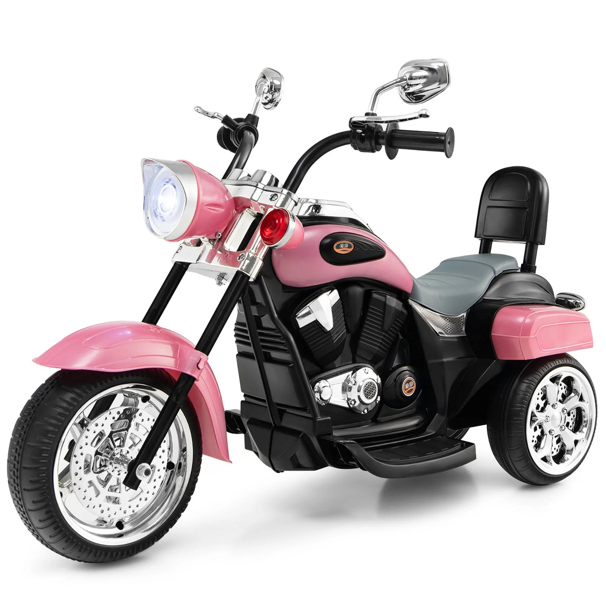 3 Wheel Kids Ride On Motorcycle 6V Battery Powered White Q178856