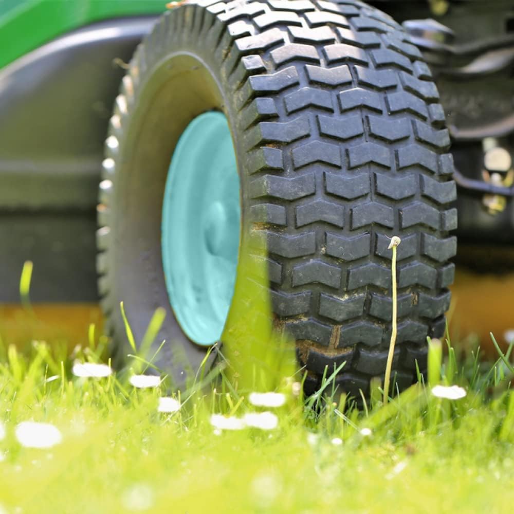 13x5.00-6 Flat Free Lawn Mower Tire and Wheel with 3/4 & 5/8 Bearing, 3” Hub H378