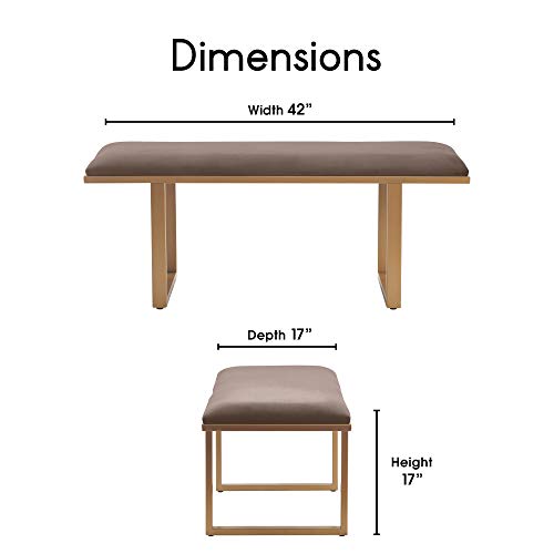 Dark Grey Velvet Bedside Bench G743