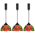 3 Lights Tiffany Style H Track Pendant Lighting M9572