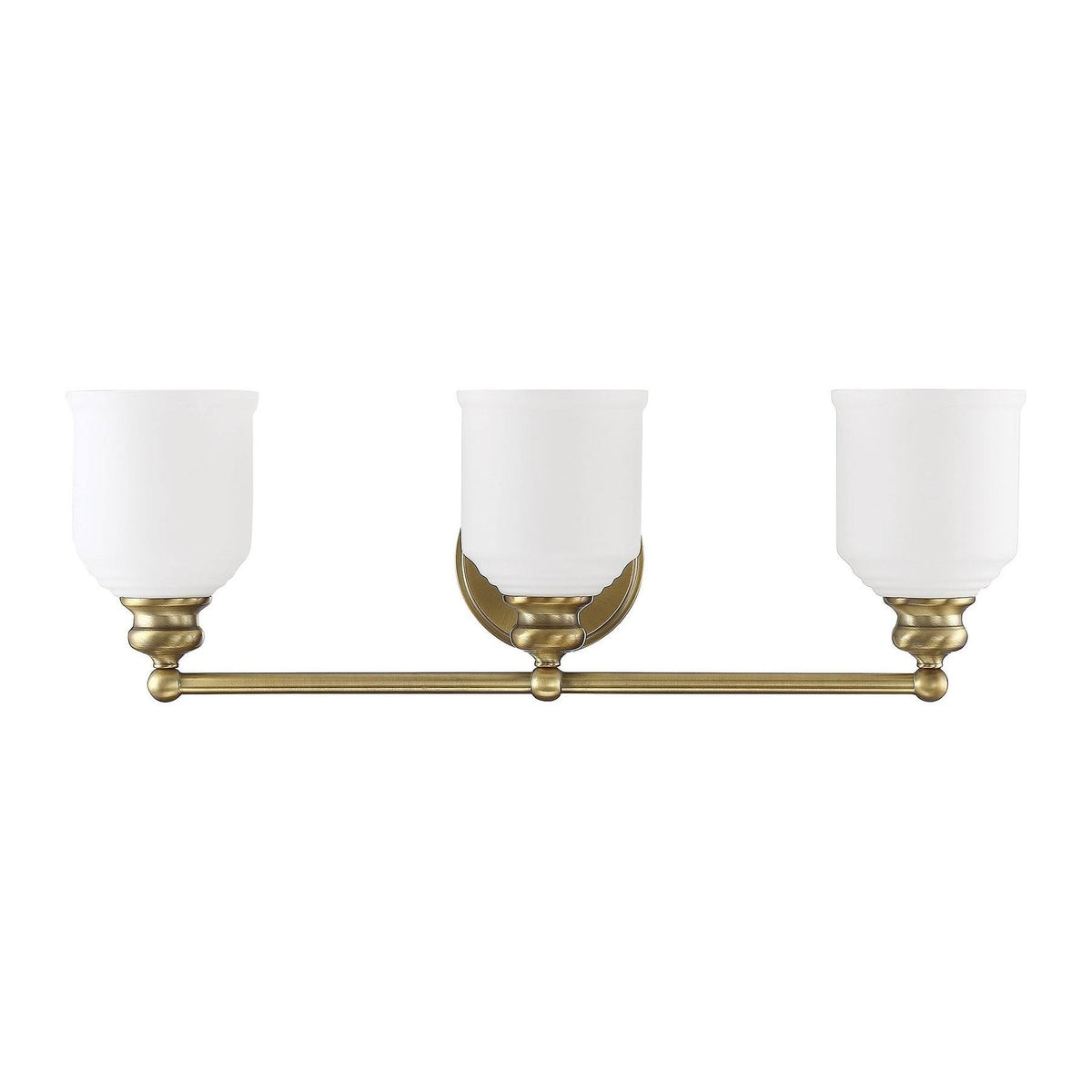 2 Light Warm Brass Bath Light S653397