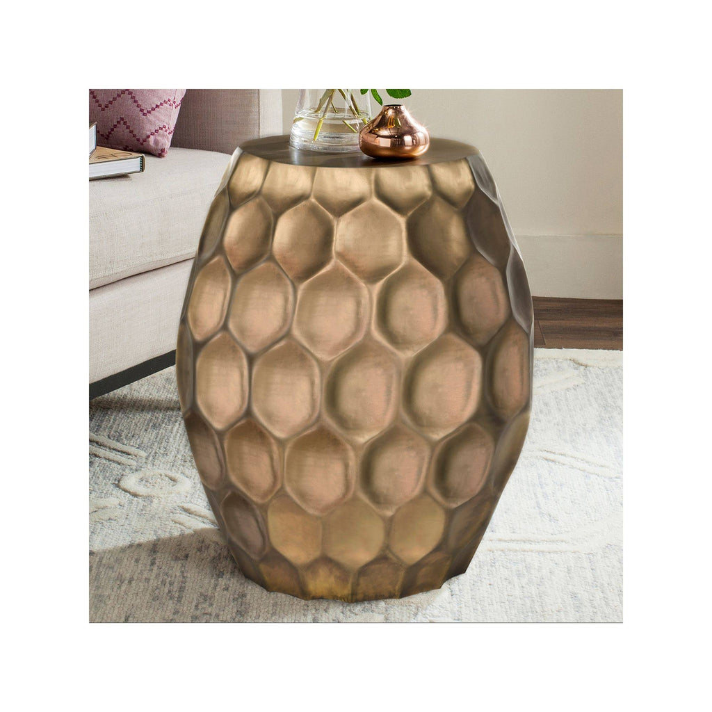 Antique Brass Side Table V704
