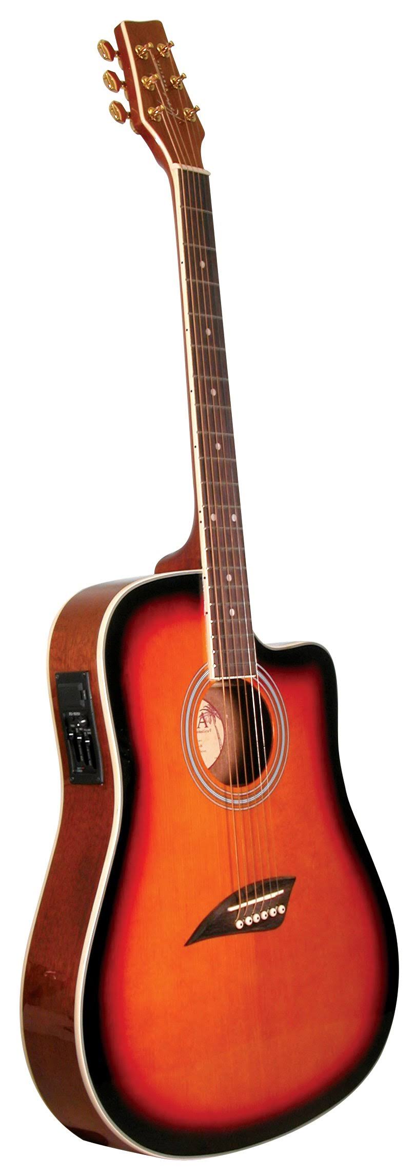 Thin-Body Acoustic/Electric Guitar A116006