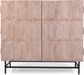 White Washed Black Cabinet R4361
