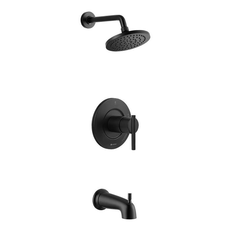 Single-Handle 1-Spray Tub and Shower Faucet 1.8 GPM Matte Black M285285