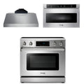 36 Electric Range, Range Hood, Microwave I682984