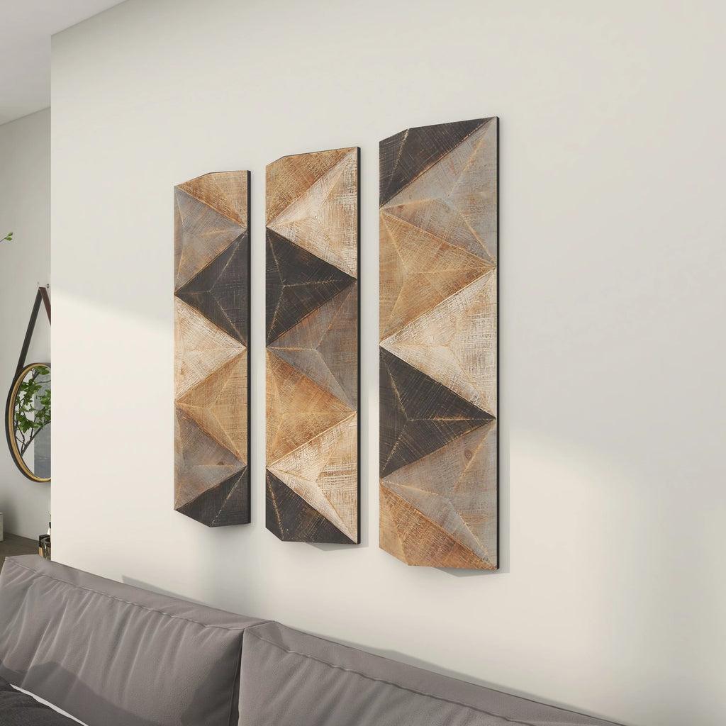 Farmhouse Carved Wood Wall Décor M390148