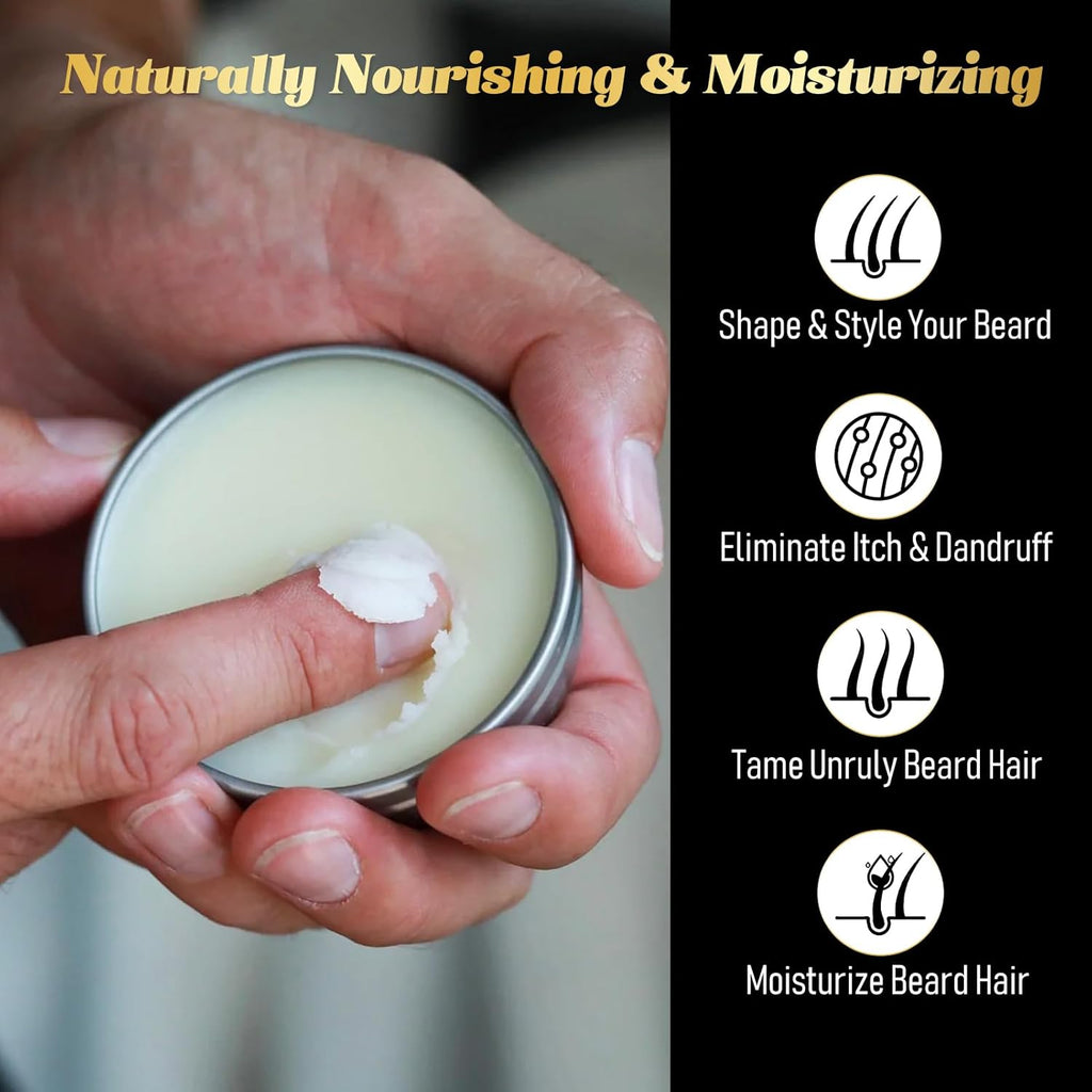 5% Minoxidil Beard Growth Oil Beard Balm for Patchy Beard D97772