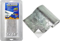 Adhesive Backed Aluminized Heat Barrier, 12" x 48" (2x 24" Sheets) Pack of 2 V76622