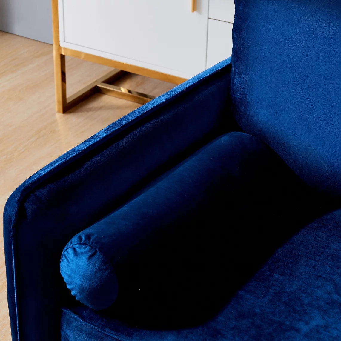 Blue Velvet Sofa B3416