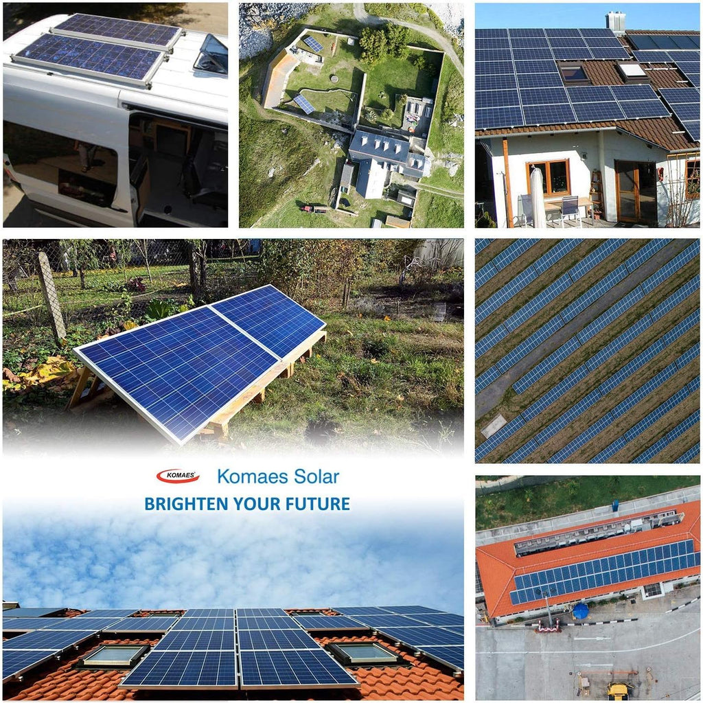 20 Watts 12Volts Polycrystalline Solar Panel with 3Amp Solar Charge Controller and 3ft Crocodile Clip Cables T412721