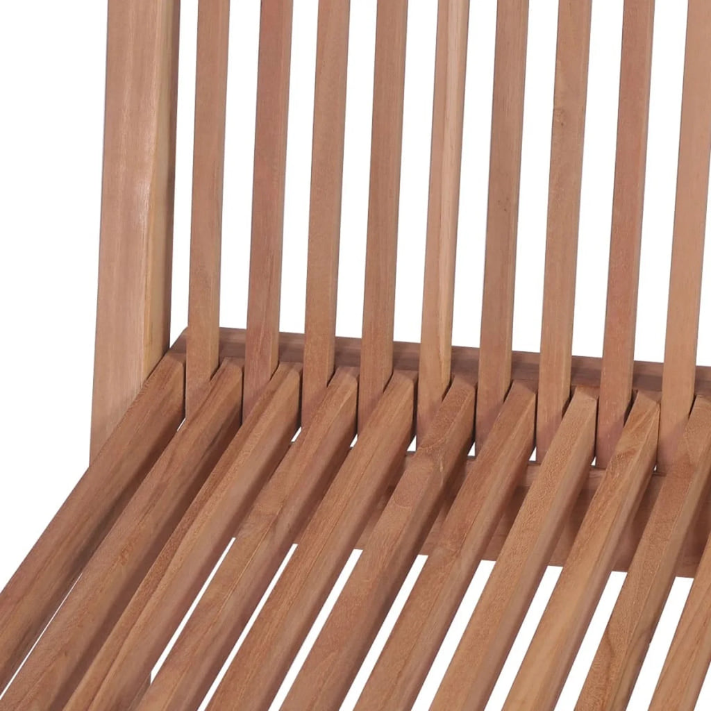 4 Piece Folding Teak Wood Dining Chairs J804685
