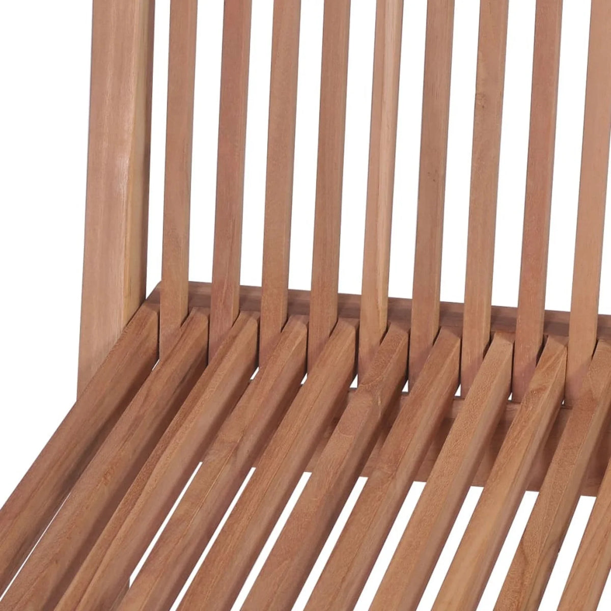 4 Piece Folding Teak Wood Dining Chairs J804685